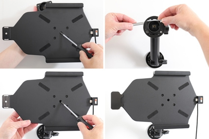 Brodit Holder med fjær-lås, Samsung Galaxy Tab A7 10.4 (2020) SM-T500/SM-T505 