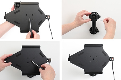 Brodit Holder med fjær-lås, Samsung Galaxy Tab A9+ 11 SM-X210/SM-X215 LTE/SM-X216 5G 