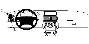 Toyota Corolla 98-01, Venstre