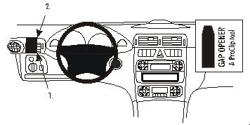 Mercedes Benz C-Klasse 00-06, Venstre