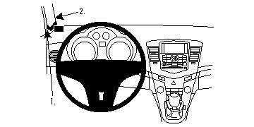 Chevrolet Cruze 09-14, Venstre