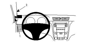 ProClip Monteringsbøyle Suzuki Kizashi 10-15, Venstre