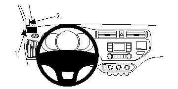Kia Rio 12-15, Venstre
