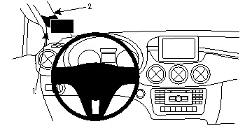 Brodit ProClip, Mercedes Benz B-Class 12-18