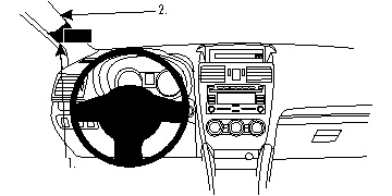 ProClip Monteringsbøyle Subaru Impreza/XV 12-15, Venstre