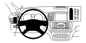 Brodit ProClip, Mercedes Benz GL-Class/GLE-Class/M-Class/ML 12-19