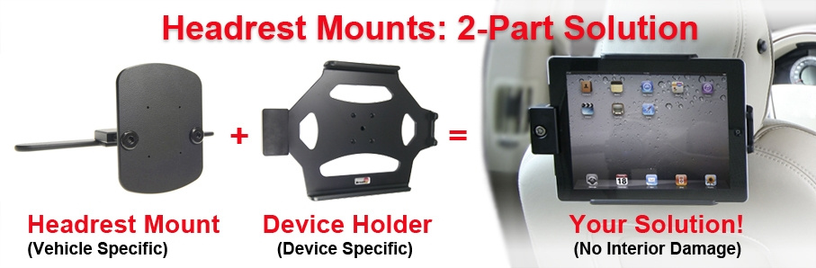 Brodit Nakkeputeholder, Volvo C70 04-15