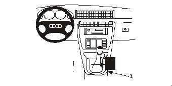 Audi A4 95-01, konsoll