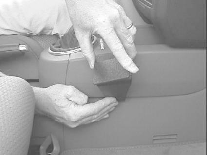 Audi A2 01-05, Konsoll