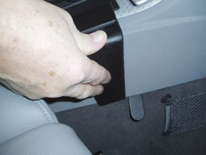 BMW X3 04-10, Konsoll