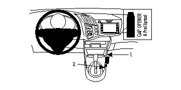 ProClip Monteringsbøyle Honda CR-Z 11-15, Konsoll