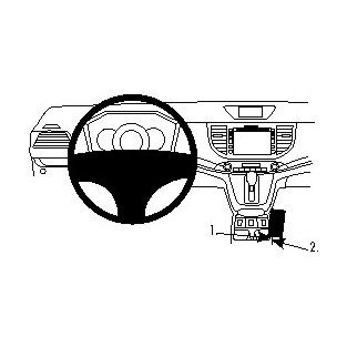 Honda CR-V 12-15, Konsoll, Strømuttak
