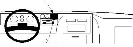 ProClip Monteringsbøyle Chevrolet Van 78-95, Sentrert