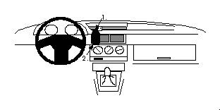 Alfa Romeo 155 92-97, Sentrert, Trepanel