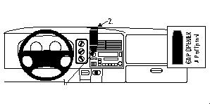 Dodge Ram Pick Up 1500, 2500/3500 98-01, Sentrert