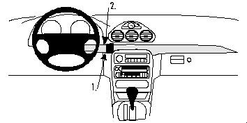 Chrysler 300M 99-04, Sentrert