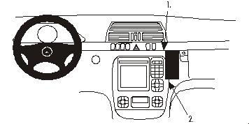 Brodit ProClip, Mercedes Benz S-Klasse 00-02