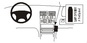 Brodit ProClip, Mercedes Benz E-Klasse, Sedan 95-02