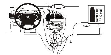 Citroen C5 01-05, Sentrert