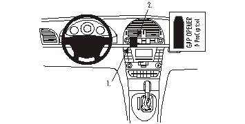 Brodit ProClip, Mercedes Benz E-Class, Coupé/Sedan/Stationwagon 02-09