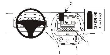 Toyota RAV 4 01-03, Sentrert