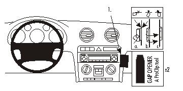 Audi A3 03-06, vinklet