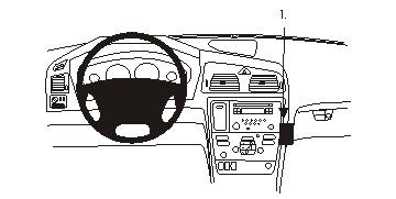 Volvo V70 05-08, Vinklet, Trepanel