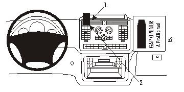 Mercedes Benz Vito 04-14, Sentrert, Hanskerom