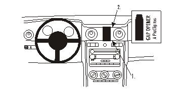Ford Mustang 05-09, Sentrert