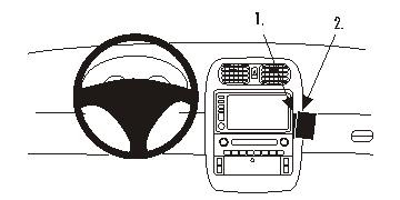 ProClip Monteringsbøyle Chevrolet Corvette 05-07, Vinklet