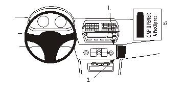 ProClip Monteringsbøyle BMW Z4 03-08, Vinklet