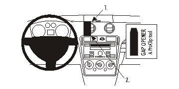Ford Fusion 06-12, Sentrert