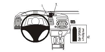 Honda Civic Hybrid 06-11, Senterert