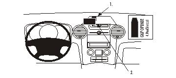 ProClip Monteringsbøyle Kia Carens 07-13, Sentrert