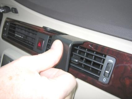 Volvo S80/V70/CX70 08-11, Vinklet Høy, Trepanel