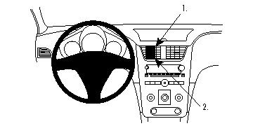 Chevrolet Malibu 08-12, Sentrert