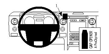 Ford F-Series 150 09-14, Sentrert, Sølv og trepanel