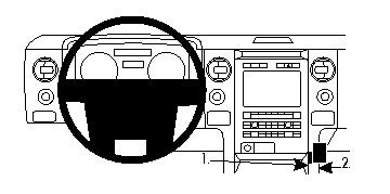 Ford F-Series 150 09-14, Vinklet, gulvgirkasse