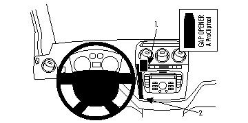 Ford Transit Connect/Tourneo Connect 10-13, Sentrert