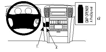Kia Sorento 02-07, Sentrert