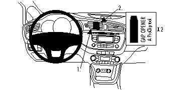 Kia Ceed 12-15, Sentrert
