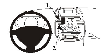 ProClip Monteringsbøyle Renault Kangoo 13-15, Sentrert