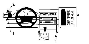 ProClip Monteringsbøyle BMW 316-330/M3 E46 98-04/Compact 01-07