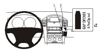 ProClip Monteringsbøyle Chevrolet Captiva 07-11