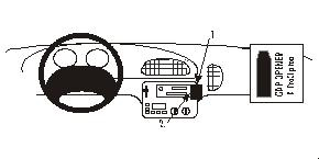 ProClip Monteringsbøyle Chrysler Voyager 96-00