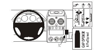 ProClip Monteringsbøyle Citroen Berlingo/Peugeot Partner 03-08