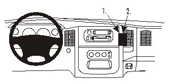 ProClip Monteringsbøyle Dodge Ram Pick Up 1500, 2500/3500 02-05