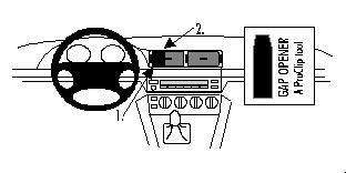 ProClip Monteringsbøyle BMW 520-540/M5 E39 96-03