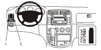 ProClip Monteringsbøyle Kia Carnival 02-05