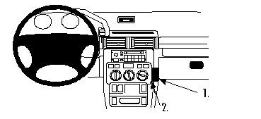 ProClip Monteringsbøyle Landrover Freelander 98-06